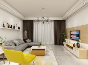 清新自然的北歐風格140平米四居室客廳裝修效果圖 清新自然的北歐風格140平米四居室客廳裝修效果圖