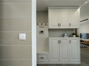 風情舒適的北歐風格70平米公寓玄關(guān)裝修效果圖