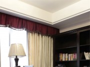 沉穩(wěn)美式新古典風(fēng)格120平米復(fù)式書房裝修效果圖 沉穩(wěn)美式新古典風(fēng)格120平米復(fù)式書房裝修效果圖