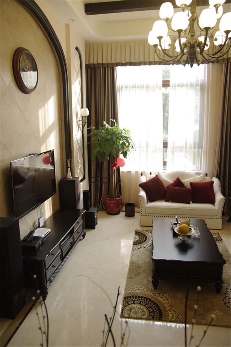 沉穩(wěn)美式新古典風(fēng)格120平米復(fù)式裝修效果圖 沉穩(wěn)美式新古典風(fēng)格120平米復(fù)式裝修效果圖