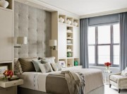 舒適多彩的美式風格80平米小戶型臥室背景墻裝修效果圖