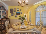 清新休閑的田園風(fēng)格140平米四居室餐廳背景墻裝修效果圖 清新休閑的田園風(fēng)格140平米四居室餐廳背景墻裝修效果圖
