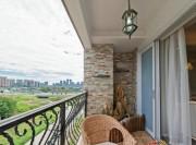 清新田園美式風(fēng)格70平米公寓陽臺(tái)窗戶裝修效果圖