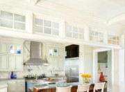 純正舒適美式風格60平米小戶型餐廳吊頂裝修效果圖