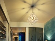 夢(mèng)幻湖藍(lán)的地中海風(fēng)格60平米公寓臥室吊頂裝修效果圖