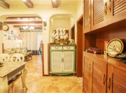 溫暖的地中海風格小戶型玄關裝修效果圖