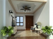 溫馨的田園風格100平米二居室玄關(guān)裝修效果圖