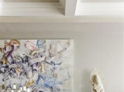 舒適多彩的美式風格80平米小戶型餐廳背景墻裝修效果圖