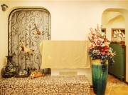 溫暖的地中海風格小戶型電視背景墻裝修效果圖