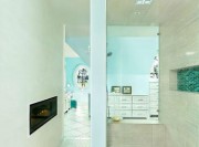 純正舒適美式風格60平米小戶型客廳隔斷裝修效果圖