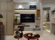 清爽的北歐風(fēng)格一居室電視背景墻裝修效果圖 清爽的北歐風(fēng)格一居室電視背景墻裝修效果圖