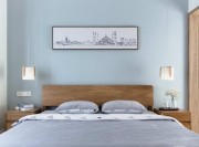 通透溫馨日式風格90平米三居室臥室背景墻裝修效果圖 通透溫馨日式風格90平米三居室臥室背景墻裝修效果圖