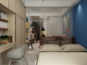 清爽的北歐風(fēng)格一居室臥室裝修效果圖 清爽的北歐風(fēng)格一居室臥室裝修效果圖