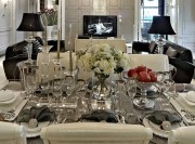 高端精品新古典風(fēng)格140平米四居室餐廳背景墻裝修效果圖 高端精品新古典風(fēng)格140平米四居室餐廳背景墻裝修效果圖