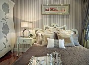 高端精品新古典風(fēng)格140平米四居室臥室背景墻裝修效果圖 高端精品新古典風(fēng)格140平米四居室臥室背景墻裝修效果圖